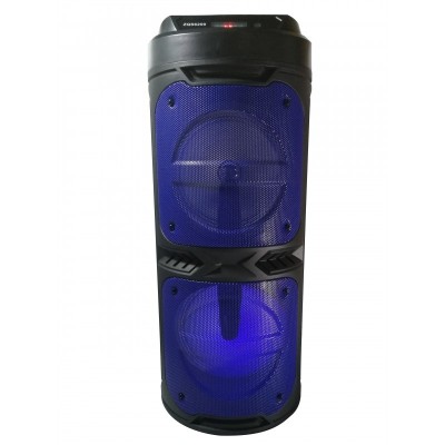 Boxa Portabila elSales, ELS-ZQS-6209, cu Bluetooth, Microfon, Telecomanda, USB, Lumini LED foto