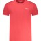Tricou barbati, cu mini logo, Slim fit, Rosu, L