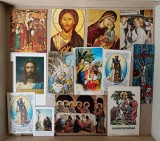Lot de 12 iconițe mici printuri pe h&acirc;rtie, plus 1 dublură