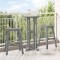 vidaXL Scaun de bar 2 pcs Gri deschis 52 x 43 x 73.5cm HDPE 42006612