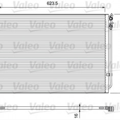 Condensator climatizare AC OEM/OES (Valeo), BMW Seria 5 F10/F11, 12.2009-; 5 GT F07, 10.2009-; Seria 6/ GRAN COUPE F06/F12/F13, 11.2010-, Seria 7 F01