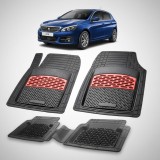 Cumpara ieftin Covorase Auto Tip Tavita Compatibile Peugeot 308 II (2017-2021) Red