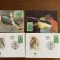 austria - pasari - serie 1 timbr MNH, 2 FDC, 2 maxime, fauna wwf
