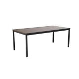 Cumpara ieftin Porto 200 masă de grădină din plastic nuc