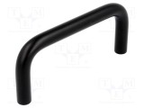Suport aluminiu negru MENTOR H: 50mm L: 100mm W: 11mm cu manetă