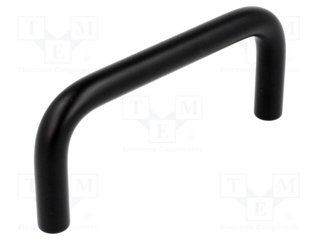 Suport aluminiu negru MENTOR H: 50mm L: 100mm W: 11mm cu manetă