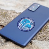 Cumpara ieftin Abtibild sticker 3D cu Elefant si Rinocer albastri