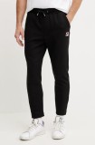 Fila pantaloni de trening Lobbes barbati, culoarea negru, neted, FAM0922