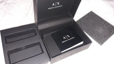 CUTIE/AMBALAJ original ceas ARMANI EXCHANGE,A/X,Stare FB,T.GRATUIT foto