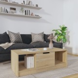 Gossi masuta de cafea, stejar sonoma, 102x50x36 cm, lemn prelucrat