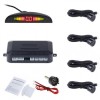 Kit Senzori Parcare cu Afisaj, Diametru 18.5mm, Negru Mat, Avertizare Sonora si Vizuala, Detectie 0.3-2.0m