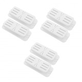 Cumpara ieftin Set 6 suporturi autoadezive pentru priza, 13.5 x 5.5 x 2.7 cm, plastic, alb