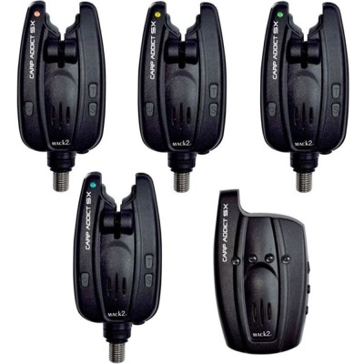 Set Avertizoare MACK2 Carp Addict SX Alarm Set 4+1 foto