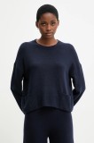 United Colors of Benetton pulover din amestec de l&acirc;nă culoarea bleumarin, light, 126WD10E4
