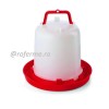 Adapatoare Pasari Tip Fantana, 10L, Plastic Dur, Maner, Suspendare, Alba cu Rosu - Usor de Administrat Medicamente