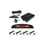 Sistem de parcare cu 4 senzori, display si sunet 12V Cod: 4001 Automotive TrustedCars, Oem