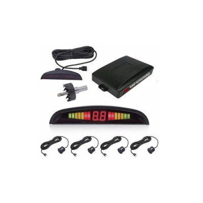 Sistem de parcare cu 4 senzori, display si sunet 12V Cod: 4001 Automotive TrustedCars foto