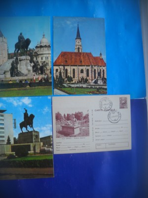 HOPCT LOT 2498 CLUJ NAPOCA -jud CLUJ -4 CARTI POSTALE-NECIRCULATE foto