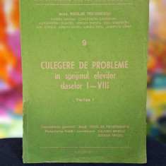 Carte - Culegere de probleme in sprijinul elevilor claselor I-VIII partea I 1985