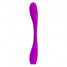 Vibrator Bendable Pretty Love Yedda, 12 Moduri Vibratii, Silicon, USB, Mov, 17.1 cm