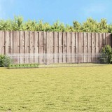 vidaXL Custodie pentru iepuri Argintiu 400 x 78 x 78 cm 42019235