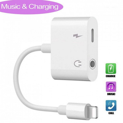 Adaptor audio Bluetooth Lightning la Jack 3.5mm + Incarcare foto