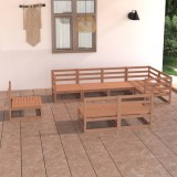 vidaXL Set mobilier de grădină, 8 piese, maro miere, lemn masiv de pin 3075627