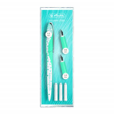 Stilou my.pen style caligrafie+3 penite, dimensiune 0,9/1,4/1,9, frozen glam -, Herlitz