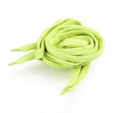Sireturi plate din poliester pentru pantofi / hanorace Crisalida, 130 cm, Galben neon