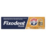 Crema cu fixare si muscatura puternica, fara aroma, Fixodent Plus, 40 g