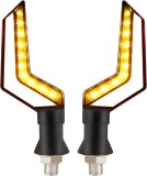Set 2 semnalizari moto LED Bumerang 12V, cu pozitie si semnalizare