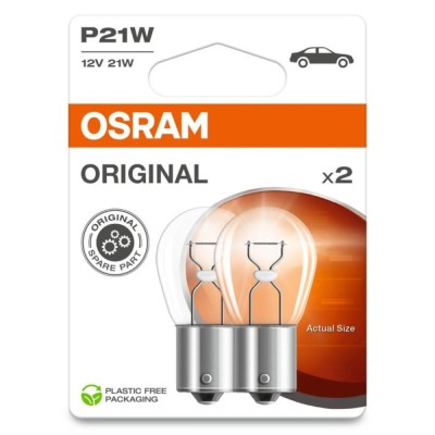 Bec auto auxiliar Osram P21W Standard, 21 W, 12 V foto