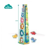 Cumpara ieftin Jucarie De Stivuit - Turn Cu Figurine De Dinozauri