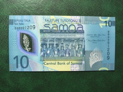 SAMOA 10 TALA 2007 UNC foto
