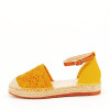 Espadrile galbene Vanesa 126, 38 - 41, Galben