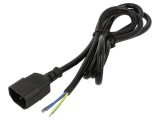 Cablu Alimentare IEC C14 Negru 1.5m 250V
