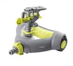 Aspersor cu impuls mobil cu roti, 0-360 grade, Gardex 405300