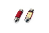 Set becuri auto cu LED CANBUS sofit C5W 12 SMD 31mm Alb 12/24V AVX-AM01631