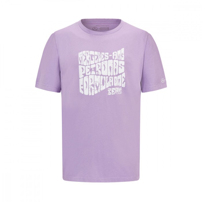 Mercedes AMG Petronas tricou de bărbați Retro lilac F1 Team 2023 - XL
