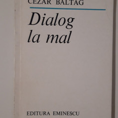 Cezar Baltag Carte cu autograf Versuri Dialog la mal