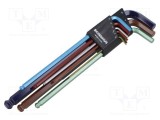 Set chei imbus sferice ProTanium&reg; BONDHUS, oţel lungă ColorGuard&trade;