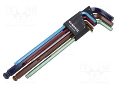 Set chei imbus sferice ProTanium&reg; BONDHUS, oţel lungă ColorGuard&trade;