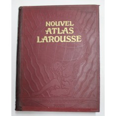 NOUVEL ATLAS LAROUSSE texte par LEON ABENSOUR - PARIS, 1924