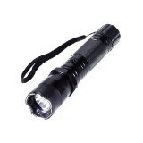 Electrosoc Lanterna Metalic Police 1101, 1000KV, Autoaparare, cu Led, Anti-agresiune, Caine, 17cm