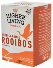 Ceai ROOIBOS si CARAMEL eco, 20 plicuri, Higher Living foto