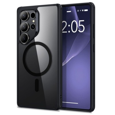 Husa pentru Samsung Galaxy S25 Ultra - ESR Classic Hybrid HaloLock - Clear Black foto