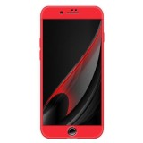 Cumpara ieftin Husa pentru Apple iPhone 6 Plus Red acoperire completa 360 grade cu folie de sticla gratis, MyStyle
