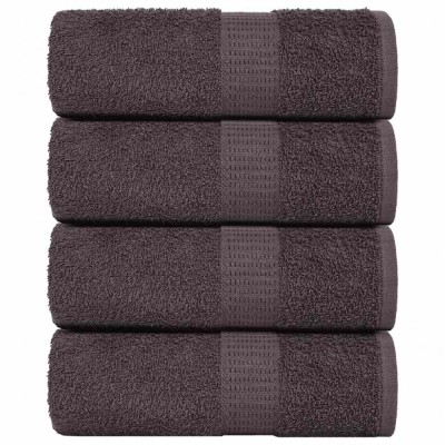 vidaXL Lavete 4 buc Antracit 15x21 cm 360 g/m&amp;sup2; 100% bumbac 136670 foto