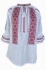 Bluza tip ie dama R24, alb/visiniu , marimea L