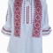 Bluza tip ie dama R24, alb/visiniu , marimea L